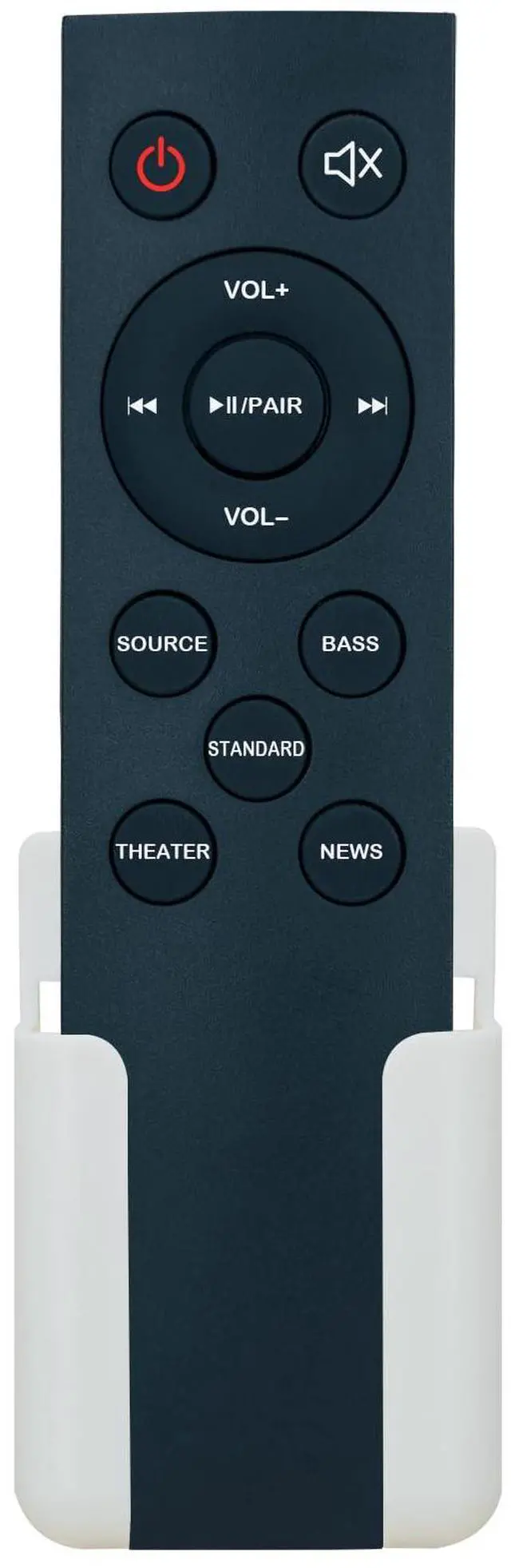 Alt view image 3 of 5 - Replacement Remote Control Suitable for Insignia NS-SBAR21F20 TV Soundbar Sound bar Audio System Speaker,with Oversized Buttons