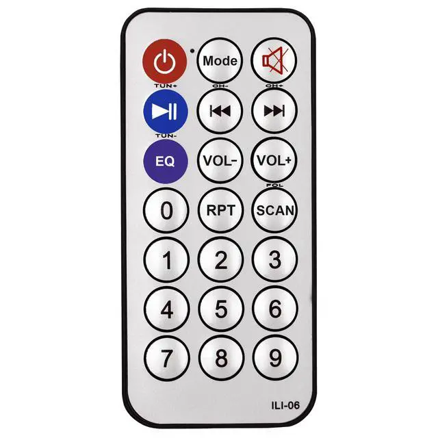 Alt view image 2 of 4 - Replacement Remote Control for Pyle Portable PA Karaoke Party Audio Speaker PPHP844B PRTPPHP844BRC PSBT105A PSBT85A PSBT125A PCAU25A PPHP854B (with Wall Mounting Bracket)