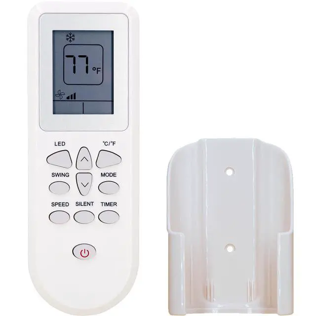 Alt view image 2 of 7 - Replacement Remote Control for AIRO Comfort Portable Air Conditioner AC08MWS,AC10MWS,AC12MWS,AC12HMWS,AC14MWS,AC14HMWS,with Wall Mounting Bracket