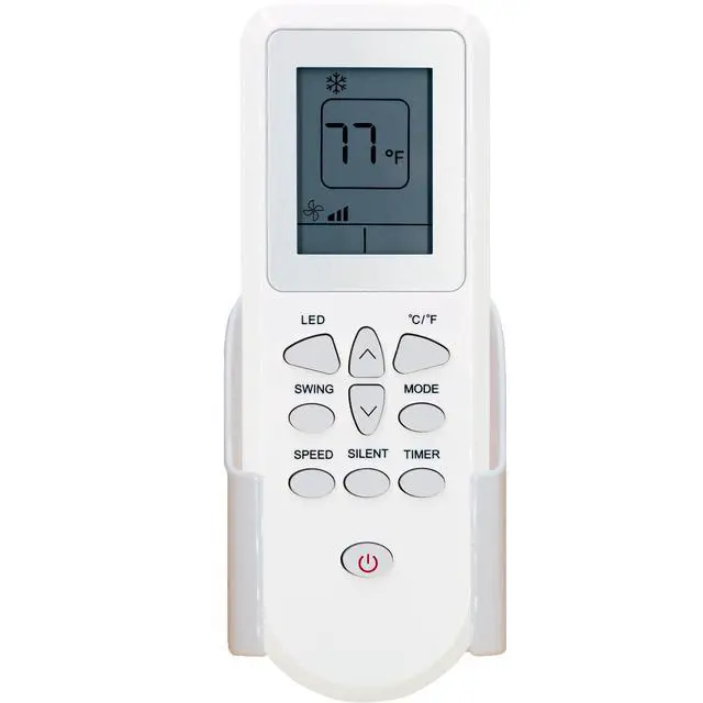 Alt view image 3 of 7 - Replacement Remote Control for AIRO Comfort Portable Air Conditioner AC08MWS,AC10MWS,AC12MWS,AC12HMWS,AC14MWS,AC14HMWS,with Wall Mounting Bracket