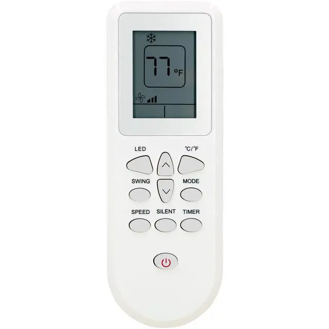 Alt view image 4 of 7 - Replacement Remote Control for AIRO Comfort Portable Air Conditioner AC08MWS,AC10MWS,AC12MWS,AC12HMWS,AC14MWS,AC14HMWS,with Wall Mounting Bracket