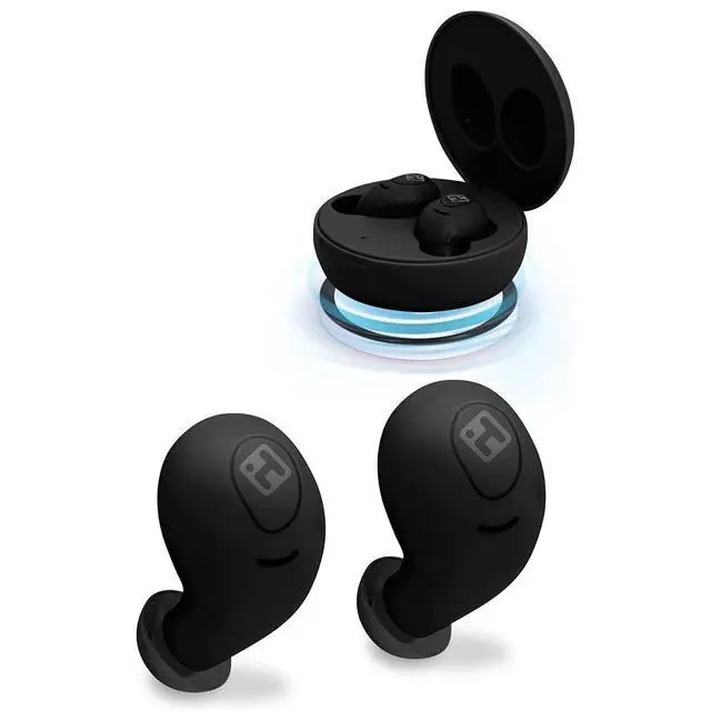 Alt view image 2 of 7 - HMAUBE213BK BT True Wireless Earbuds XT12