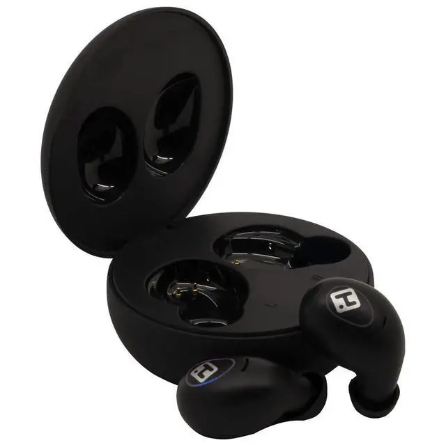Alt view image 4 of 7 - HMAUBE213BK BT True Wireless Earbuds XT12