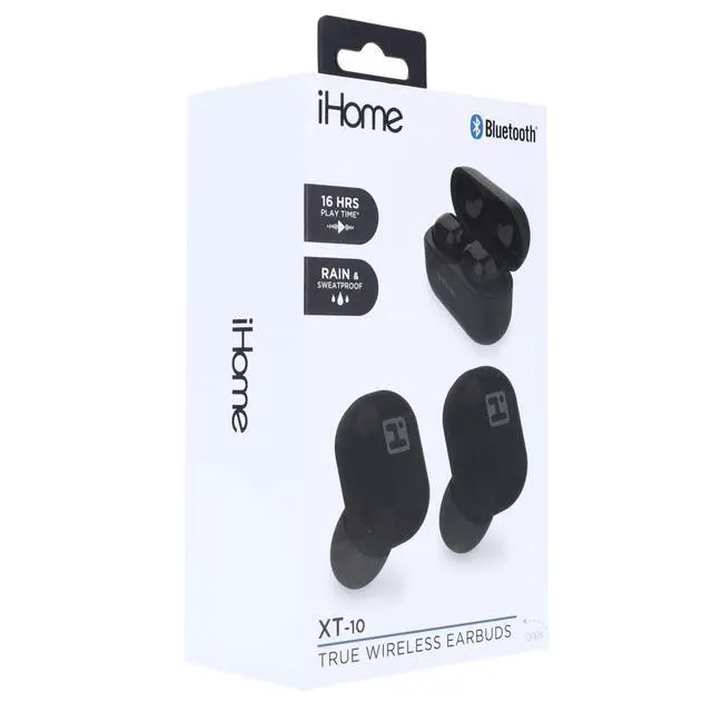 Alt view image 7 of 7 - HMAUBE213BK BT True Wireless Earbuds XT12