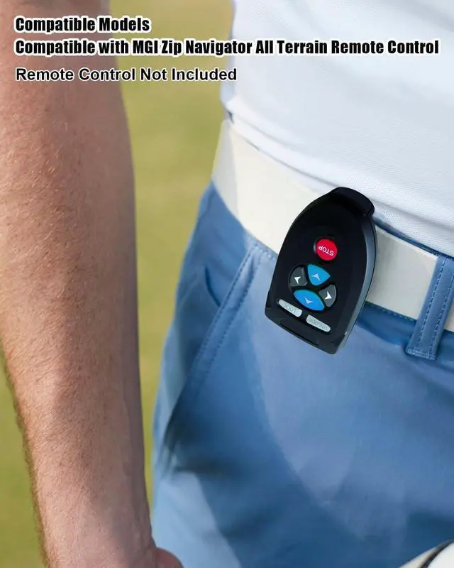 Alt view image 2 of 6 - Remote Control Case Clip Fit for MGI Zip Navigator All Terrain Remotes | Remote Control Belt Clip with Stable Material Reinforced Design, Fast Installation Using Existing Mounting Holes