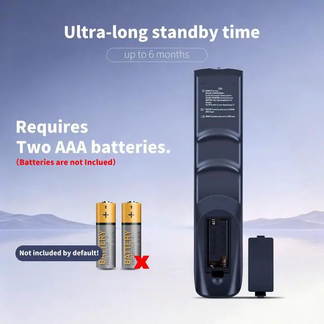 Alt view image 7 of 7 - Replacement Remote Control for Nakamichi Shockwafe DTSX or SSE Soundbar | Shockwafe Ultra 9.2, 9.2.4 Shockwafe 7.1, 7.2, 9.2 DTS-X/Atmos Soundbar