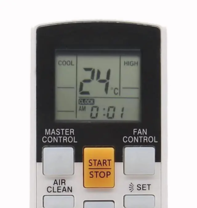 Alt view image 3 of 7 - Replacement Remote Control for Fujitsu Air Conditioner ASU18RLF ASU18RLXS ASU24RLF ASU24RLXS ASU30RLX AUU12RLF AUU18RLF AUU9RLF ASU30CLX1 ASU36CLX1 AOU30CLX1 AOU36CLX1 24CL1 30CLX 30CLX1 36CLX1