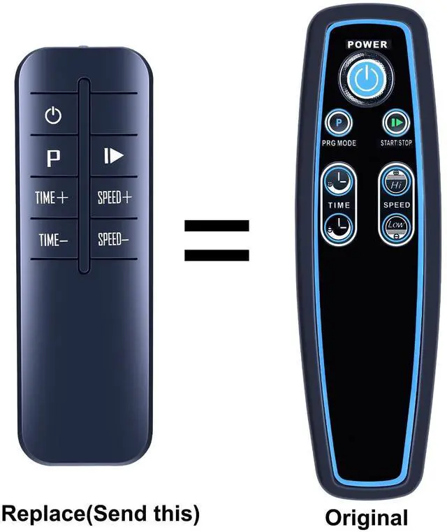 Alt view image 2 of 7 - Replacement Remote Control for LifePro Vibration Plate Exercise Machine | LP-WVRM LP-WVRM-BLK LP-WVRM-BLU LP-WVRM-WHT LP-WVRM-BLK-RTL