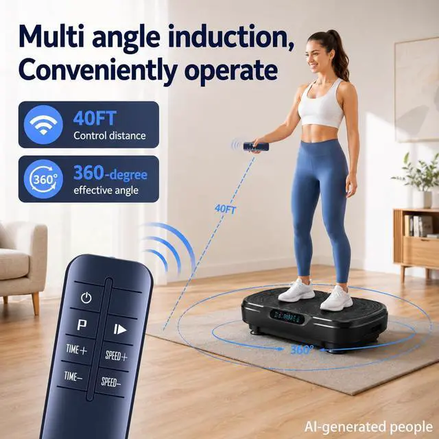 Alt view image 6 of 7 - Replacement Remote Control for LifePro Vibration Plate Exercise Machine | LP-WVRM LP-WVRM-BLK LP-WVRM-BLU LP-WVRM-WHT LP-WVRM-BLK-RTL