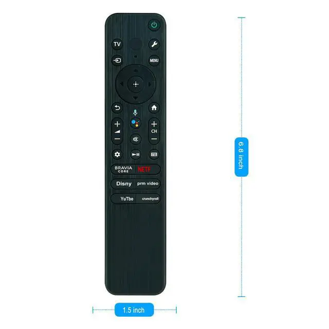 Alt view image 6 of 7 - Voice Replace Remote Applicable for Sony Google TV XR-98X90L XR-85X93L | XR-75X90L XR-55X90L XR-65X93L XR-65X90L XR-75X93L XR-85X90L XR-55X90CL XR-65X93CL XR-75X93CL XR-65X90CL XR-85X90CL XR-75X90CL