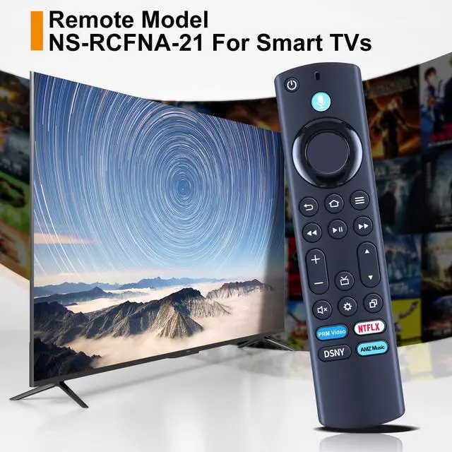 Alt view image 2 of 7 - NS-RCFNA-21 Voice Remote for Rev G Insignia F50 Series/Hisense A7 Series TV | for NS-70F501NA25 NS-75F501NA25 NS-85F501NA25, 43A7NF 50A7NF 55A7NF 65A7NF 75A7NF