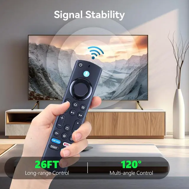 Alt view image 4 of 7 - NS-RCFNA-21 Voice Remote for Rev G Insignia F50 Series/Hisense A7 Series TV | for NS-70F501NA25 NS-75F501NA25 NS-85F501NA25, 43A7NF 50A7NF 55A7NF 65A7NF 75A7NF