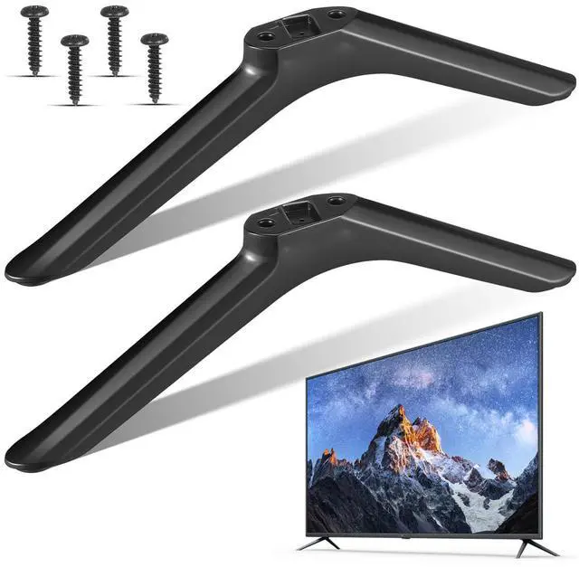 Main image of Universal Tv Stand Legs Replacement with Screws for 32-55 Inch Smart Tvs Tabletop Base Pedestal Mount Legs for Living Room and Bedroom Stability