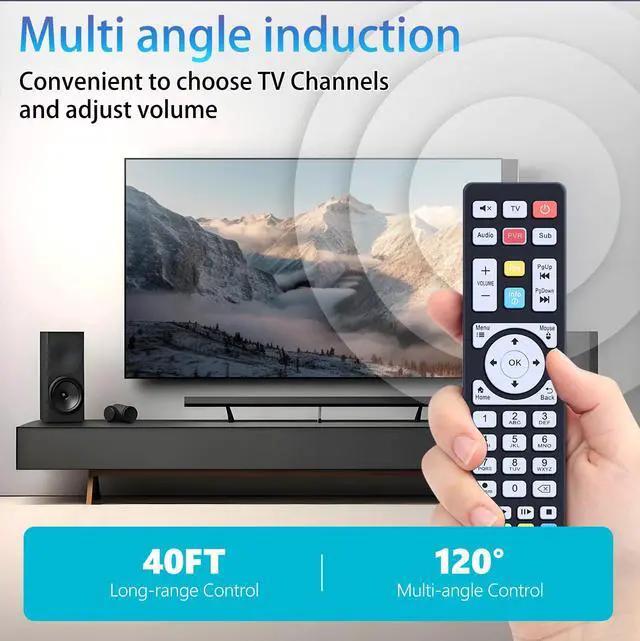 Alt view image 5 of 7 - New Replacement Remote Control Compatible for MAX TV Gold 5G Plus, for Maxytec Infinity Pro Global Plus TV Pro Box