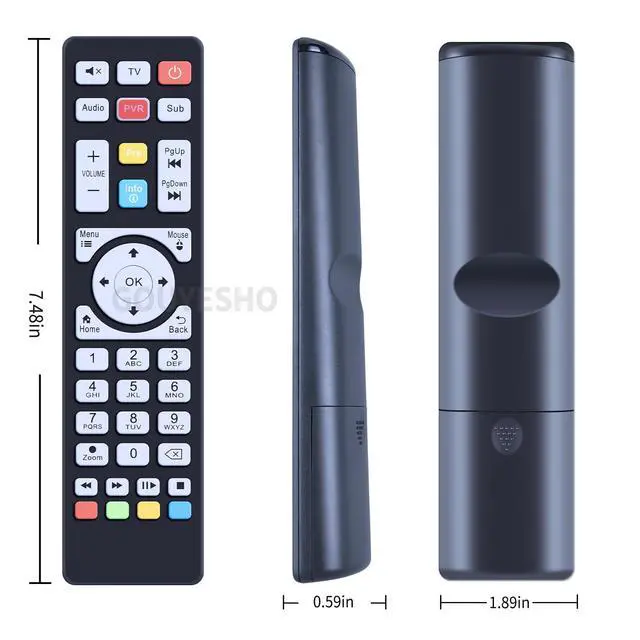 Alt view image 6 of 7 - New Replacement Remote Control Compatible for MAX TV Gold 5G Plus, for Maxytec Infinity Pro Global Plus TV Pro Box