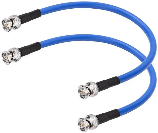 Main image of 12G SDI Cable 1FT BNC Male to Male Video Coaxial Cable RG6 Coaxial Cable 75 Ohm Ultra Low Loss for 8K 4K 6G-SDI 3G Video Security Camera SDI Converter(Straight,2 Pcs)