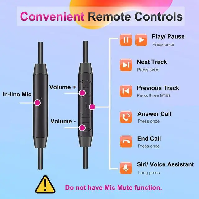 Alt view image 4 of 6 - 3.5mm Replacement Audio Cable for Beats Headphones Cord Wire Aux Cable | Work with Beats Solo2 Solo3 Solo4 Studio3 Wireless HD Pro by Dr. Dre Sony WH-1000XM4 WH-1000XM5, In-line Mic, Volume Control