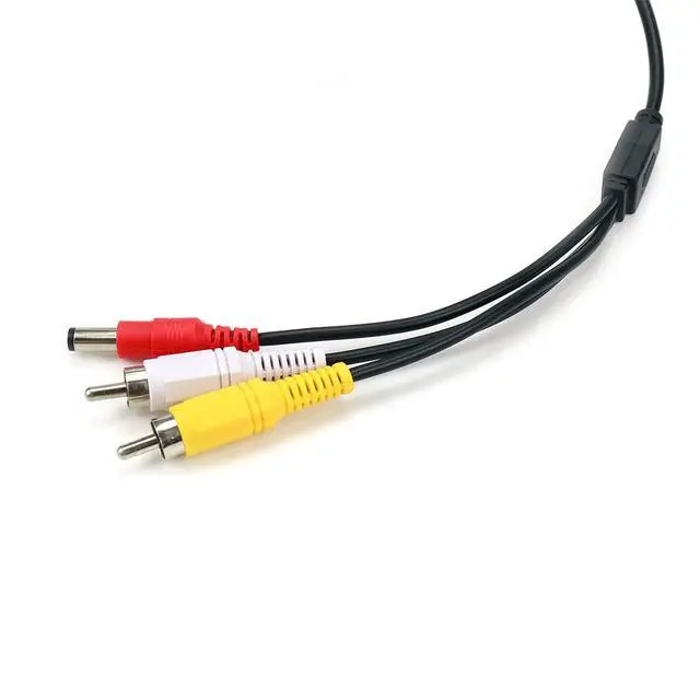 Alt view image 2 of 5 - RCA Cable Male to Male Audio Video 50Ft CCTV | This 50-foot RCA male to male audio video power cable is designed for CCTV cameras