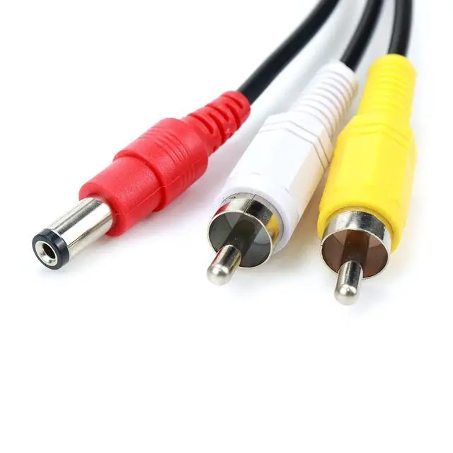 Alt view image 3 of 5 - RCA Cable Male to Male Audio Video 50Ft CCTV | This 50-foot RCA male to male audio video power cable is designed for CCTV cameras