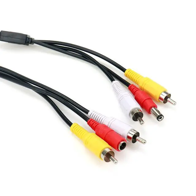 Alt view image 4 of 5 - RCA Cable Male to Male Audio Video 50Ft CCTV | This 50-foot RCA male to male audio video power cable is designed for CCTV cameras