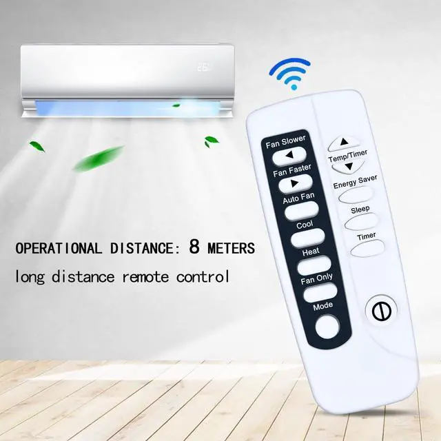 Alt view image 2 of 5 - UniversalReplacement Remote Control Fits for Frigidaire Air Conditioner Remote Control
