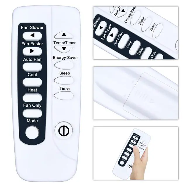 Alt view image 3 of 5 - UniversalReplacement Remote Control Fits for Frigidaire Air Conditioner Remote Control