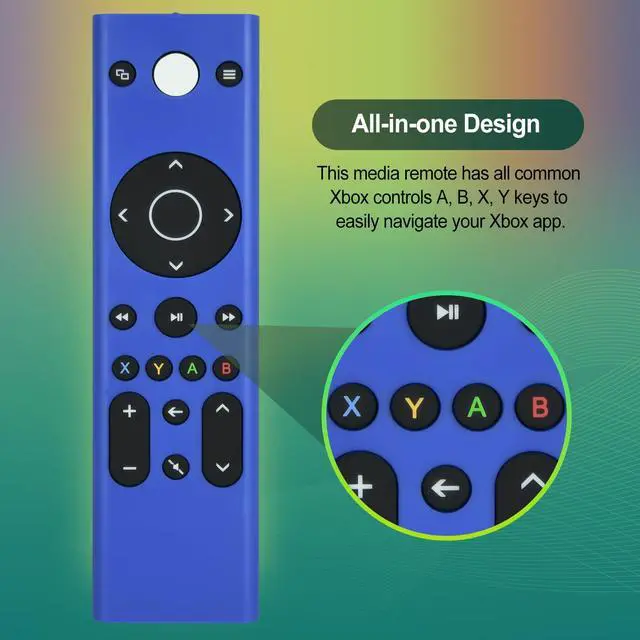 Alt view image 3 of 5 - Replacement Remote for Xbox One/Xbox Series X/S Gaming Media-Blue | Easy pairing,Responsive control
