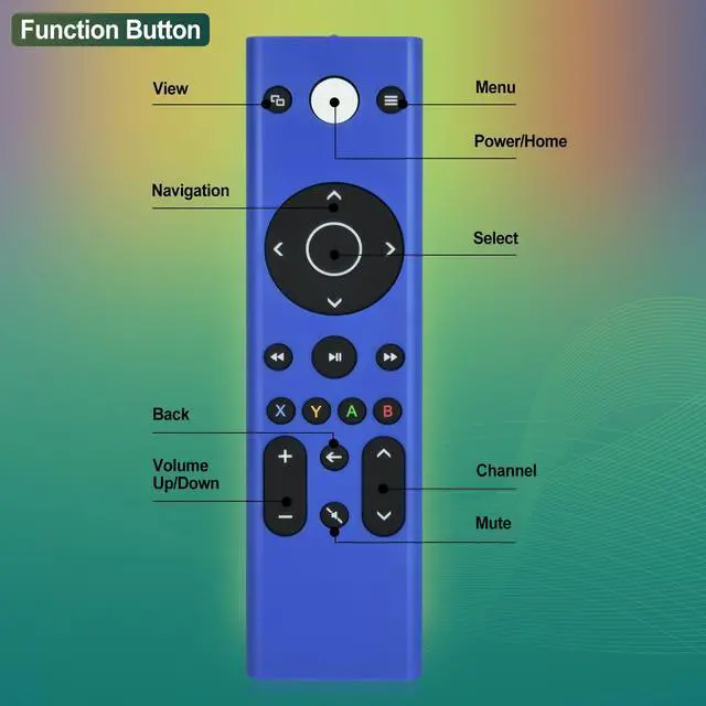 Alt view image 5 of 5 - Replacement Remote for Xbox One/Xbox Series X/S Gaming Media-Blue | Easy pairing,Responsive control
