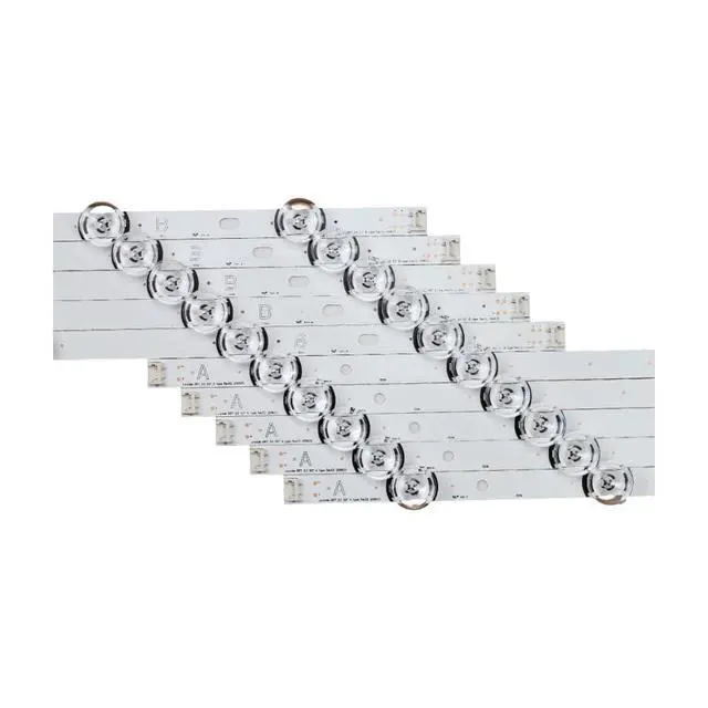 Alt view image 7 of 7 - 10PCS (5A+5B) TV LED Backlight Strips Replacement for LG 50-inch | Replacement for 50LF6000 50LB5620 50LF6100 50LF5610 50LB570B 50LB5800 50LB580N 50LB650V Series, Aluminum, High Brightness