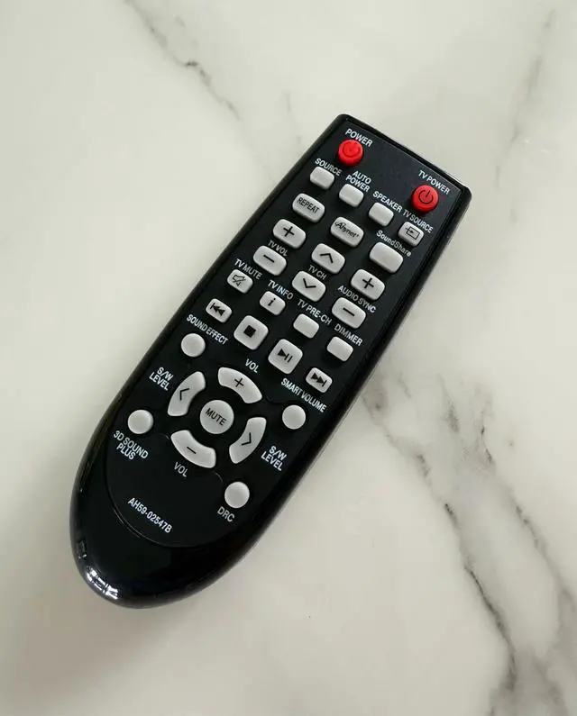 Alt view image 6 of 6 - Replacement Remote Control for Samsung Soundbar PS-WF450 HW-F355 HW-F550 HW-FM45C HW-F450ZA AH59-02547B HW-H550 HW-H550ZA HW-H551 HW-H570 HWFM45C HWFM45 HWF450 HWF450ZA HW-FM45/ZA