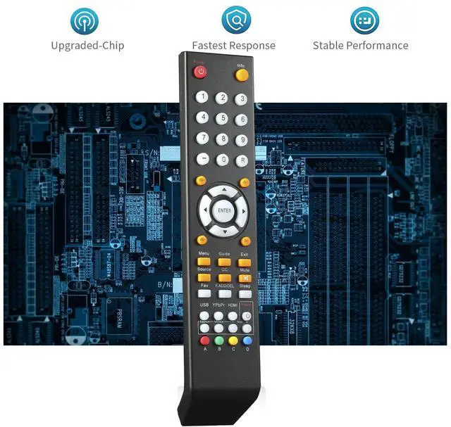 Alt view image 6 of 7 - New Universal Replacement Remote Control for Sceptre TV LED HDTV