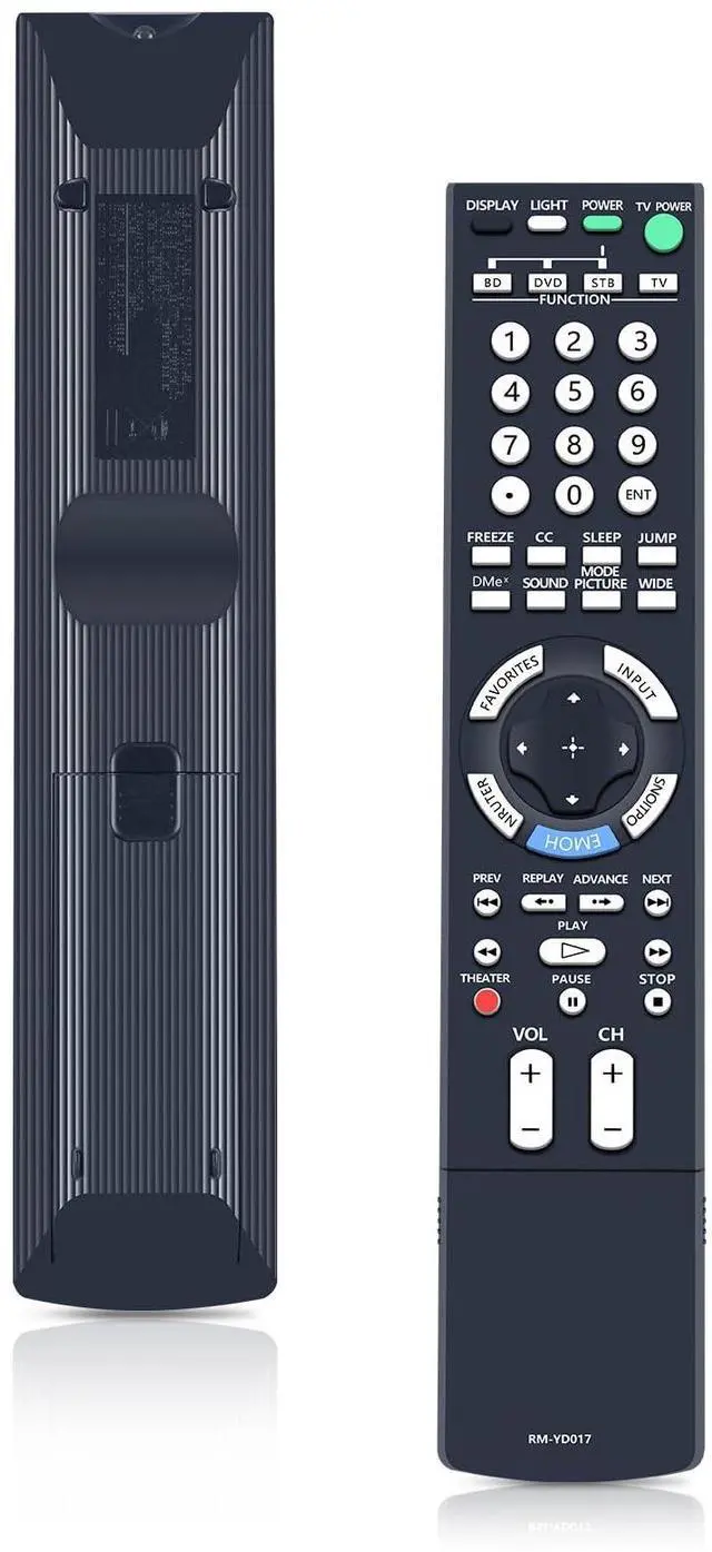 Main image of RM-YD017 New Replace Remote Control fit for Sony TV KDL-52WL130 KDL52WL130PKG KDL-52WL130PKG KDL52WL130W KDL-52WL130W KDL52XBR4 KDL-52XBR4 KDL52XBR5 KDL46XBR5 KDL-46XBR5 KDL52W3000