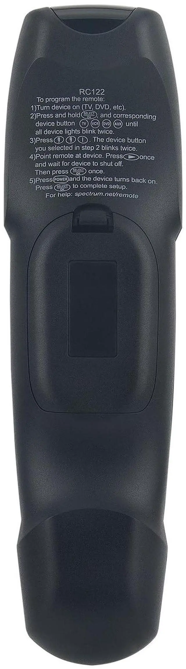 Alt view image 2 of 5 - RC122 RC1226006-04B Replacement Remote fit for Spectrum TV Time Warner | Cable, Arris/Motorola HD DVR Digital Receiver