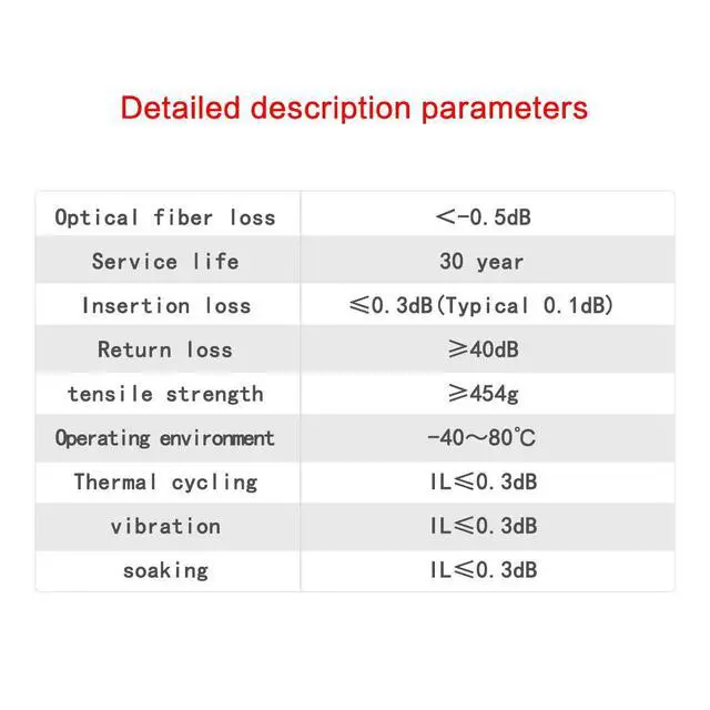Alt view image 4 of 7 - 10pcs Fiber Optic Mechanical Splice FTTH Fast Connector Adapter for FTTH Fiber Cold Connection