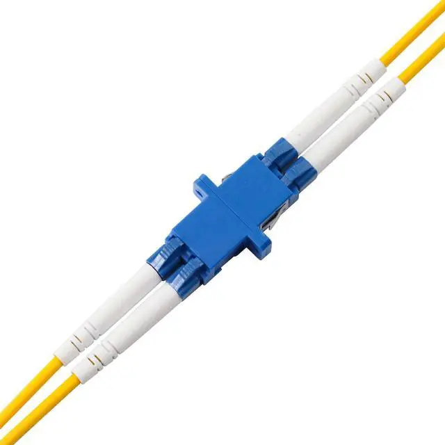 Alt view image 5 of 7 - 200 Pack LC to LC Duplex Fiber Optic Coupler - LC Duplex Singlemode Fiber Optic Cable Connector Adapter