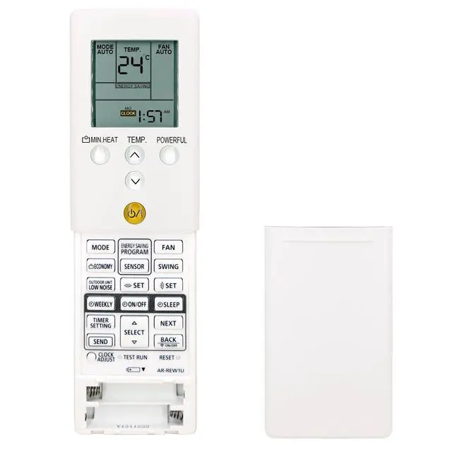 Alt view image 7 of 7 - Replacement Remote Control for Fujitsu AIRSTAGE AR-REW1U, Compatible with Air Conditioner Models ASUG09LZBS, ASUG12LZBS, ASUG15LZBS, ASUG09LZAS, ASUG12LZAS, ASUG15LZAS 9352446283, 9332438765