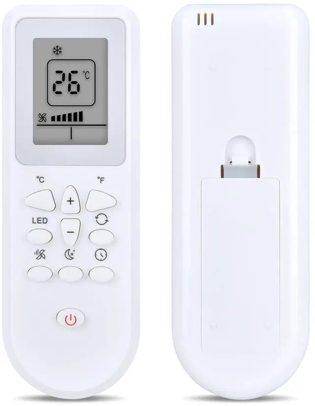 Main image of Replacement Remote Control for Black+Decker Portable Air Conditioner BPACT08WT BPACT10WT BPACT12HWT 6,500 BTU SACC/CEC