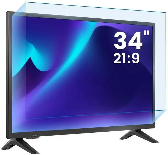 Main image of 34 Inch 21:9 Anti Blue Light Matte Monitor Screen Protector, Anti Glare Computer Screen Protector for Eyes Compatible with All 34" Widescreen Monitors