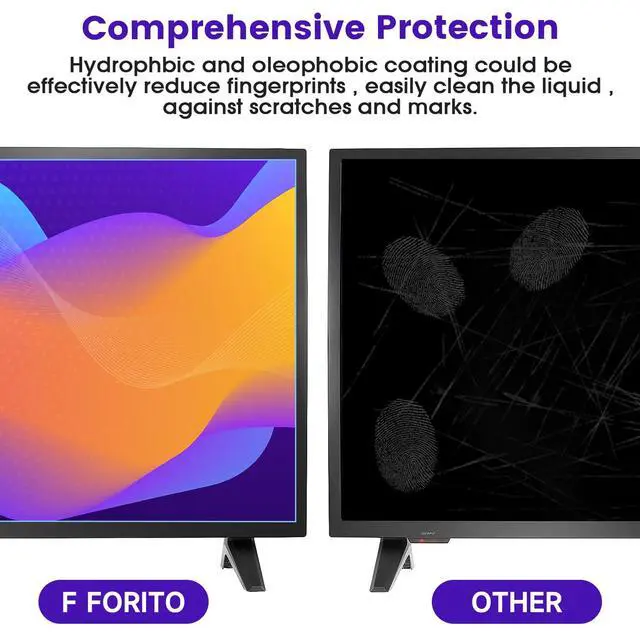 Alt view image 7 of 7 - 34 Inch 21:9 Anti Blue Light Matte Monitor Screen Protector, Anti Glare Computer Screen Protector for Eyes Compatible with All 34" Widescreen Monitors