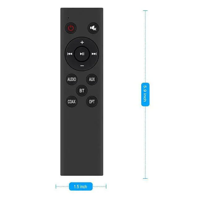 Alt view image 4 of 5 - Replacement Remote Control Applicable for TaoTronics Sound Bar TT-SK016 | TT-SK017