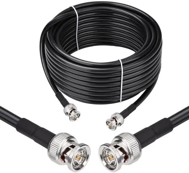 Main image of SDI Cable 30ft 75 Ohm BNC Male to Male RG59 Precision Video Cable Supports HD-SDI/3G/6G-SDI/4K/8K CCTV Video Monitor Converter Splitter
