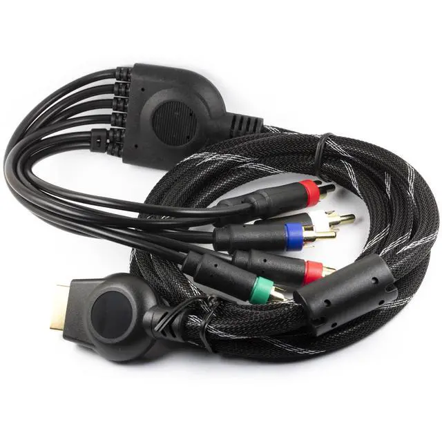 Alt view image 2 of 4 - 6FT RGBS AV Cable for PS1 / PS2 / PS3, RGB + Sync Monitor RCA Audio Video Cord