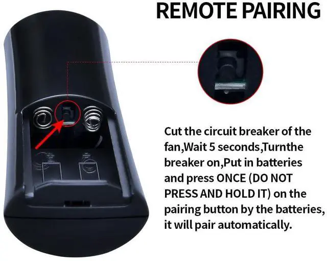 Alt view image 5 of 5 - Replacement Remote Control Intended for Casablanca 99198 & Hunter K6266 Full Range Light Dimming Ceiling Fan Controller