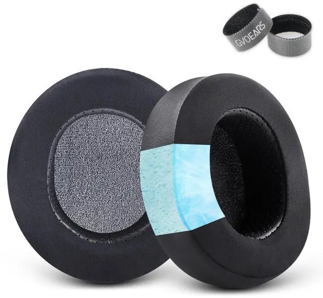 Main image of GVOEARS Cooling Gel Replacement Ear Pads Cushions for Steelseries Arctis 1/3/5/7/7X/9/9X/Pro/Prime/Xbox (Do Not Fit Any Arctis Nova) Wireless Headset, Earpads with High-Density Foam Ice Silk Fabric