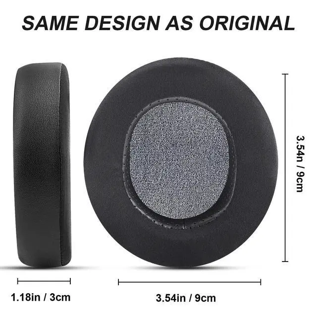 Alt view image 3 of 6 - GVOEARS Cooling Gel Replacement Ear Pads Cushions for Steelseries Arctis 1/3/5/7/7X/9/9X/Pro/Prime/Xbox (Do Not Fit Any Arctis Nova) Wireless Headset, Earpads with High-Density Foam Ice Silk Fabric