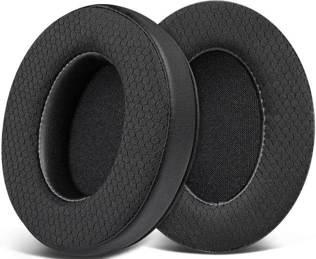 Main image of Earpads Replacement for Corsair HS35 V1/V2 Stereo Gaming Headsets, Ear Pads Cushions with Noise Isolation Foam, Added Thickness - HS35 MF Black