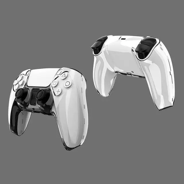 Alt view image 4 of 6 - 2pcs Ultra Slim Clear PC Cover Protector Case for PS5 Controller Accessory Electronic Machine Accessories