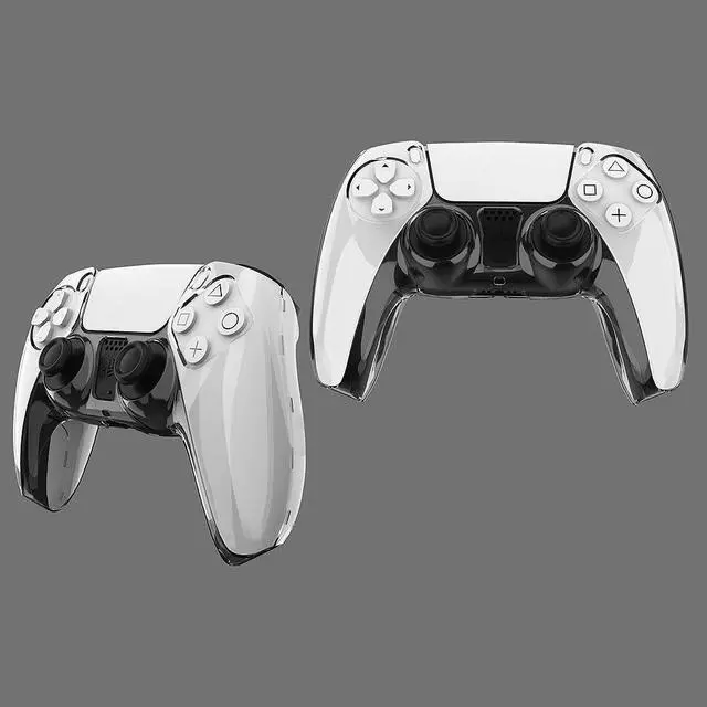 Alt view image 5 of 6 - 2pcs Ultra Slim Clear PC Cover Protector Case for PS5 Controller Accessory Electronic Machine Accessories