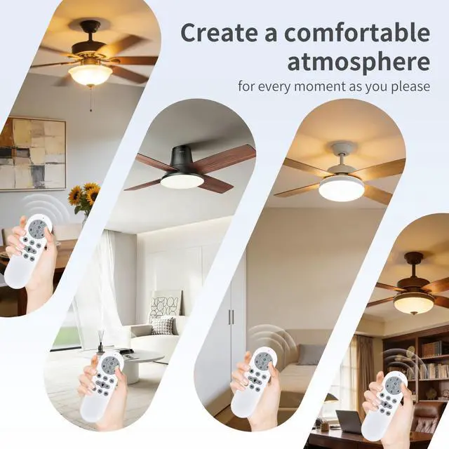Alt view image 7 of 7 - Remote for TCL/addlon/Amico KFM52PLY3B04/KFM42PLY5B01R1 Ceiling Fan | Easy pairing,Responsive control,for KFM42PLY5B03R1-A1
