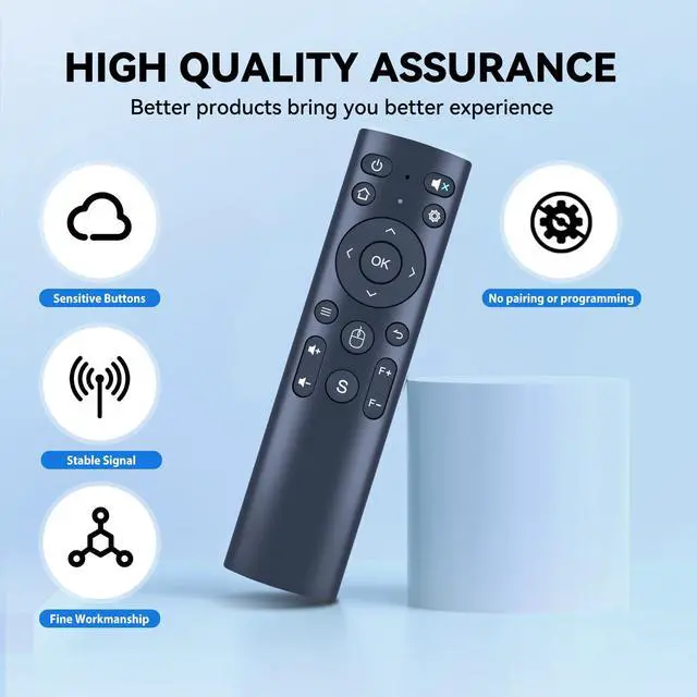 Alt view image 5 of 7 - Replacement Remote Control for Bettdow AC1059, TOPTRO X6 Smart Projector | for PONER SAUND/WiMiUS//ALINORE